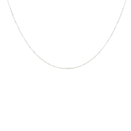 Syster P Beloved Short Chain Halsband Dam Silver ONESIZE