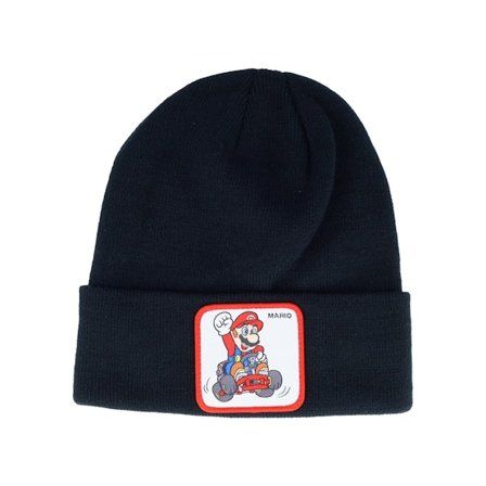 Capslab - Black cuff Beanie - Super Mario Kart Black Cuff @ Hatstore