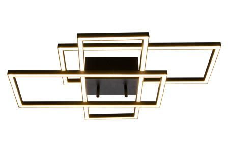 Aneta Lighting New York 16024-15 Plafond 45 W, LED, svart, Belysning