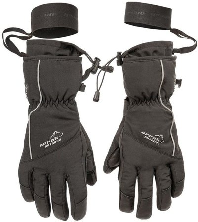 Arrak Outdoor Arrak Powder 5-finger Glove Black