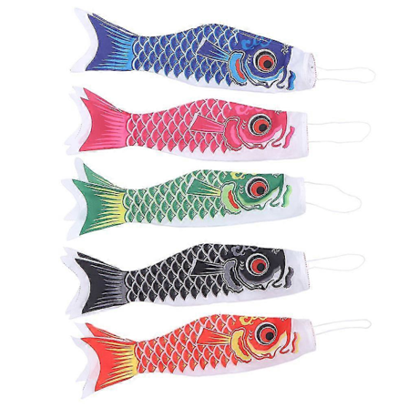 5 stk Japandi Dekor Dyre Vindstrømper Japansk Vindstrømpe Streamer Fisk Vindstrømpe Karpe