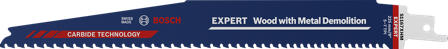 Bosch Expert S 1167 XHM Wood with Metal Tigersavblad 1-pakke, Maskintilbehør & forbrugsvarer