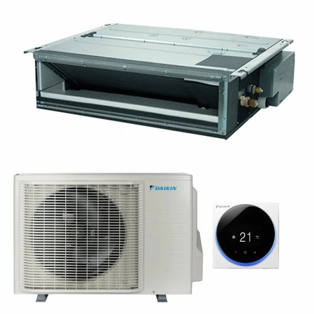 Condizionatore Daikin canalizzabile Mini Sky FDXM-F9 18000 BTU inverter A+ R32 con comando a muro