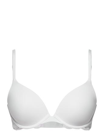 Angie Pp Push Lingerie Bras & Tops T-shirt Bras Valkoinen Hunkemöller