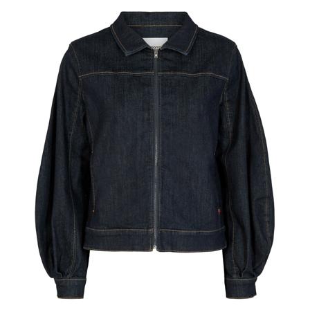 Tomorrow TD Greta Zip Jakke wash Raw Blå, Dame