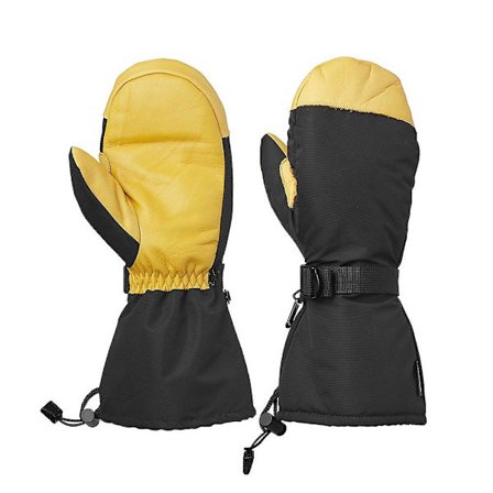 Ozero Talvi Abalone Nahkaiset Pitkät Lämpimät Sukset Hanskat(XXL 9.45inch Keltainen)