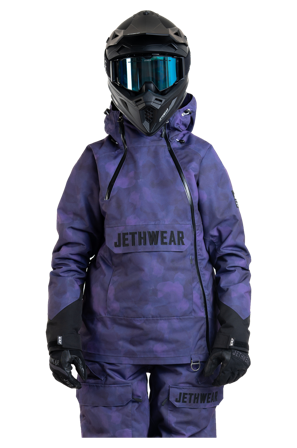 Schneejacke Jethwear Flight Anorak 40g (2025) Lila/Batik L