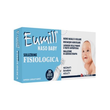 Eumill Naso Baby Soluzione Fisiologica 20 Monodose 5ml