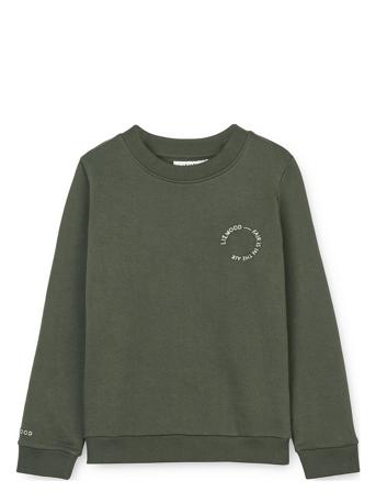 Thora Colourblock Sweatshirt Sweat-shirt Genser Grønn Liewood