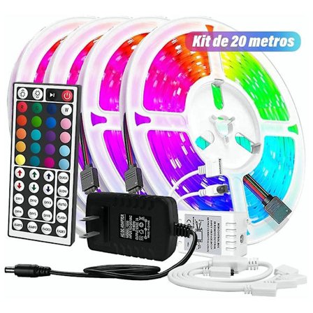 Led Strips Kit Of Lights 20 Meters Rgb Strips For Bedroom