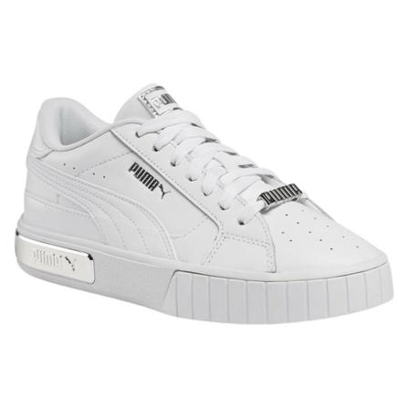 Puma Cali Star Metallic Sneakers , Wit , Dames , Maat: 37 EU