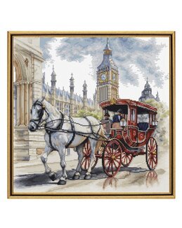 Stickpackung Bild Kutschfahrt