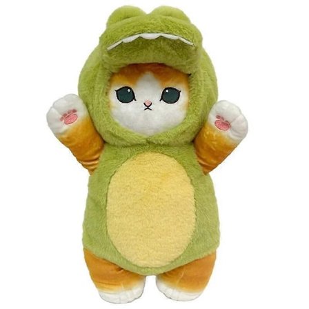 Kawaii Cat Mofusand Plussj 50cm Søt Tegneserie Dyr Plussj Katt Myk Stoppet Dukke Fluffy Stoppet Pute Puter Leke Barn Gave - WELLNGS