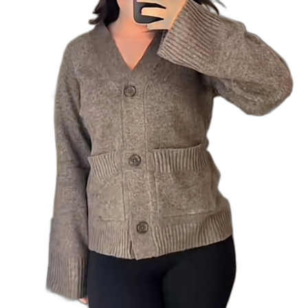 Lager 157 brun cardigan