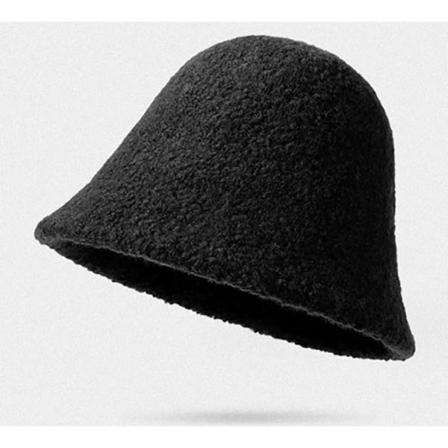 Naisten talvihattu, lämmin kääntöhattu, 1 tyylikäs klassinen hattu, talvihattu, mukava ja lämmin kevääseen/syksyyn/talveen black