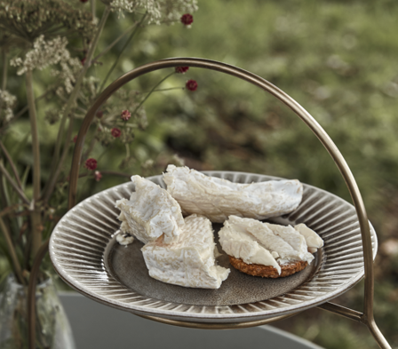 House Doctor Pleat Tallerken Grå-Brun Ø22