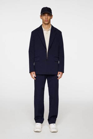J.Lindeberg - Andre U Tech Bi Stretch Blazer - Blue - Man - 48R