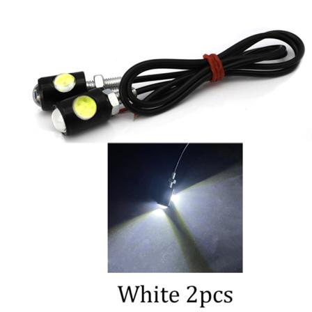 2st Led Motorcykel Signal Lampa Super Ljus Led Bilnummer Lic