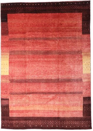 200X286 Tapis Loribaft Fine Persan Moderne Rouge/Rouge Foncé (Laine, Perse) Carpetvista
