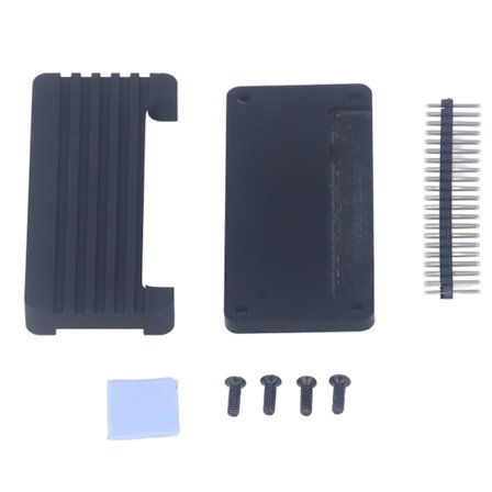 Raspberry Pi Alumiiniseoksesta valmistettu jäähdytyskotelo Akryylipohjainen passiivinen jäähdytyskammio Suora nastaliitin