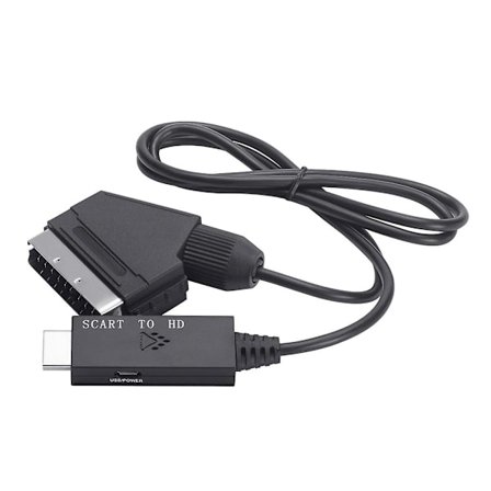 Scart - HDMI-yhteensopiva adapteri 1080p60hz/720p60hz HDMI-yhteensopiva ulostulo (FMY)