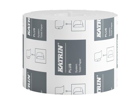 KATRIN Toalettpapper Plus System 2-lagers vit 36/fp - Lyreco - Städ och hygien - Toalettpapper och torkpapper - System - Katrin