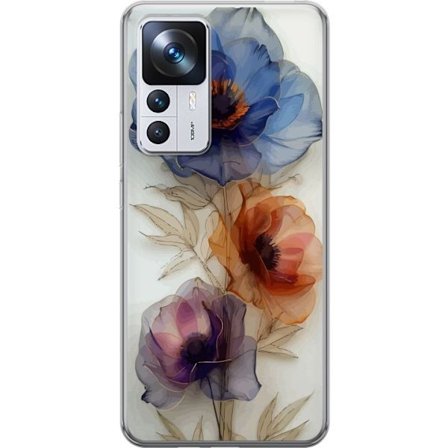 Mobilskal till Xiaomi 12T med Silkesblommor