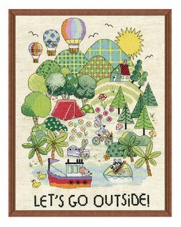 Broderipakke Bilde Outside - Design Works Crafts