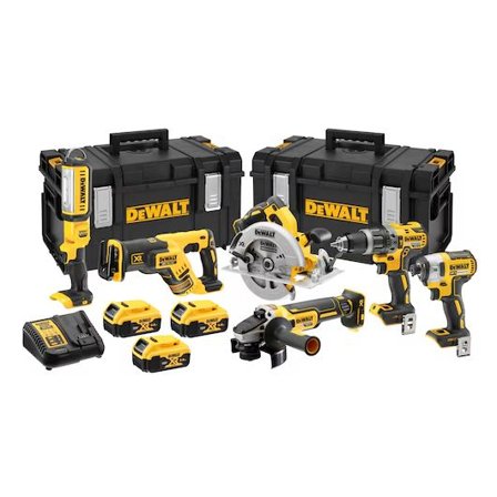 Dewalt DCK623P3 Verktøypakke, Maskiner