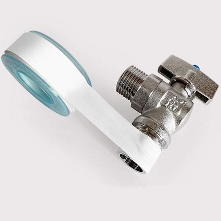 2 rullaa tiivistysteippiä PTFE-kierteestä, 18 mm x 20 m Teflon-teippiä putkimiehille, PTFE-teollisuuden merkintäteippi (valkoinen)