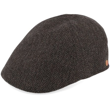 Mayser - Brun flatcap Caps - Paddy Amaro Brown Flat Cap @ Hatstore