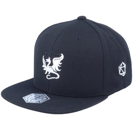 Kiddo Cap - Kids Dragon Fantasy Emblem Black Snapback Snapback Black Cap - @ Hatstore