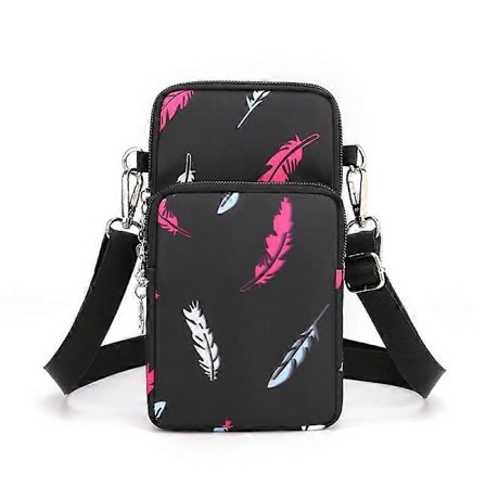 Små axelväskor Nylon Dam Mobiltelefonväskor Mini Kvinnlig Messenger Plånbok Dam Ny 2024 F