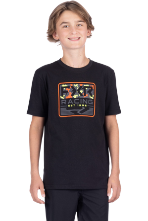 T-Shirt FXR Emblem Premium Junior, /Dirtbike Sort/Dirtbike M