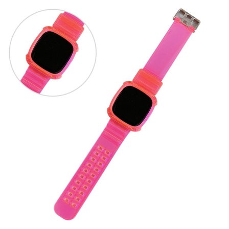 Fitbit Versa 3 cool translucent klockarmband - Rose