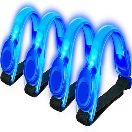 4-pack LED-armband med reflex - för löpning och jogging (FMY)
