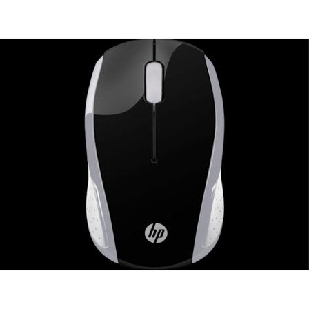 HP 200 Wireless Mouse - Black/Silver