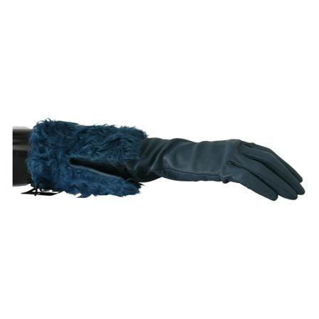 Dolce & Gabbana - Handskar - Blå - Dam - Storlek: S, Dam, Storlek: S