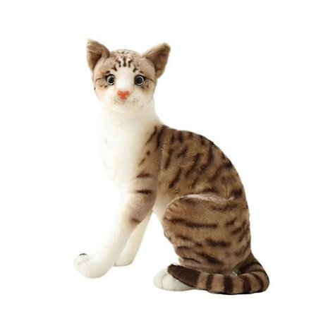 Plush Kattedyr Stoffdyr Myk Putestoff Dekorasjoner Barn Barn Bursdagsgave
