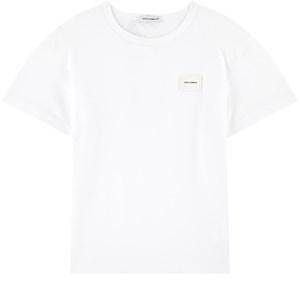 Kids - Dolce & Gabbana White Plaque Branded T-Shirt 12 years - Tops - 12 years - White