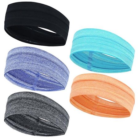 Absorberende sports pandebånd Anti-slip elastisk anti-sved pandebånd