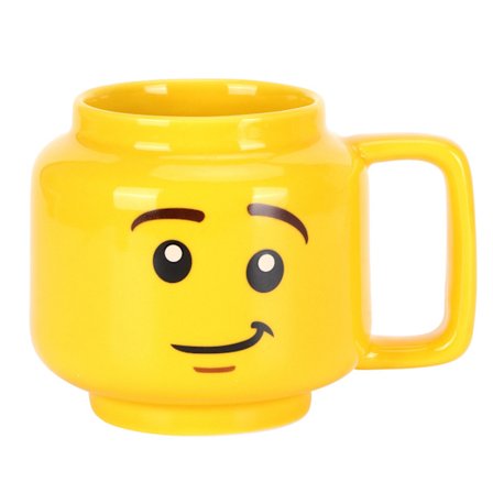 Yellow Cartoon Ceramic Mug 300ml - Perfect for Coffee, Milk, Tea - Ideal Gift for Home and Office