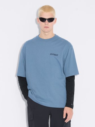 Holzweiler Ranger Logos Tee - Blue - Men's - XXL