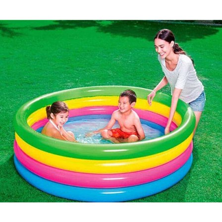 Swimming Pool Rainbow från Bestway (4 ringar)