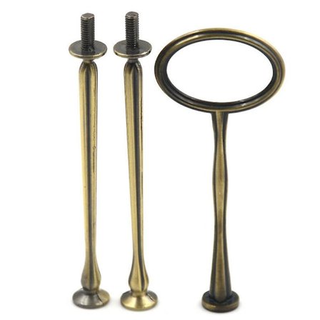 2/3-trinns kakepinneplateholder håndtak montering jernvare bryllup festforsyninger