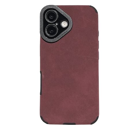 iPhone 16 Elegant Silikonskal med Skyddande Kant runt Kameran