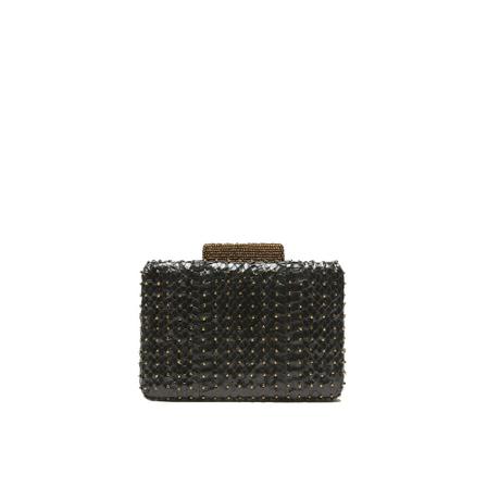 Maliparmi, clutch Zwart, Dames, Maat:ONE Size