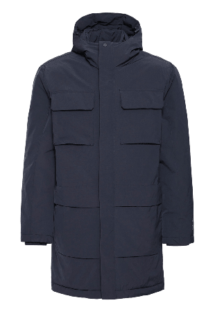 Casual Friday Cfklint 0236 Parka jacket Long Jackor Herr Blå XL