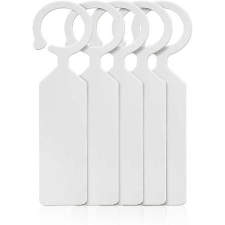 100 stk. Gule Plastik Plantepinde, Hængende Plastik Plante Etiketter, Mærkning, Gule Stik Etiketter