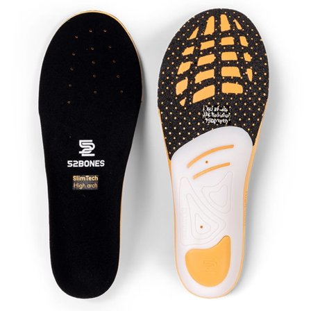52bones Slimtech Unisex inner soles Black 37/38